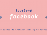 Spustený Facebook k projektu